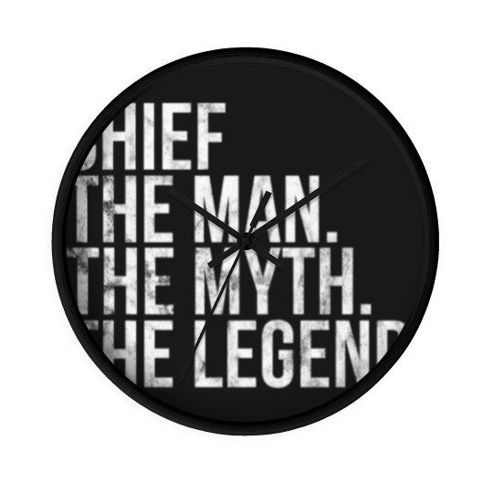 Discover chief man myth legend Wall Clocks