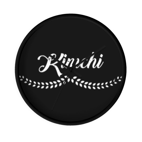 Discover Funny Kimchi - Spicy Pickled Cabbage Radish Wall Clocks