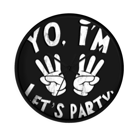 Discover Yo, I'M Six. Let'S Party! 6 Birthday Boy Wall Clocks