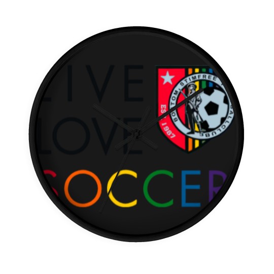 Discover Live Love Soccer - Live Love Soccer - Wall Clocks