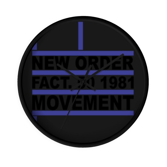 Discover New Order - Movement Wall Clocks