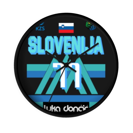 Discover Luka Doncic Slovenija Fan Design - Luka Doncic - Wall Clocks