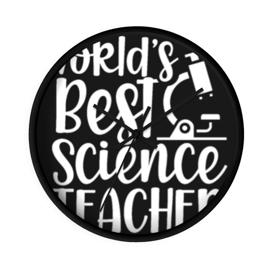 Discover World's Best Science Teacher Teaching Classes Wall Clocks