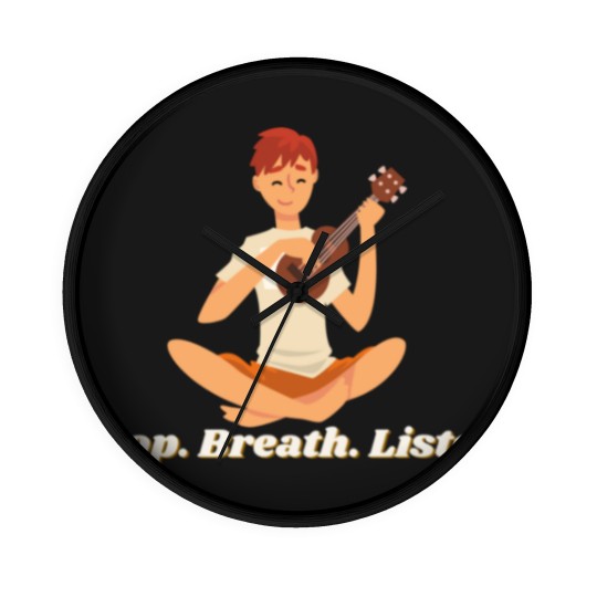 Discover Ukulele stop breath listen play song Wall Clocks