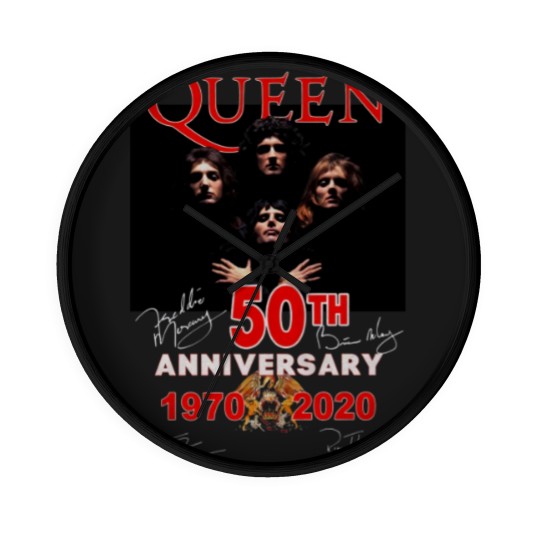 Discover Queen Band Aniversary 50Th, Country Music Wall Clocks, Retro Wall Clocks