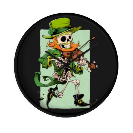 Discover Dia de los Leprechauns - Leprechaun - Wall Clocks
