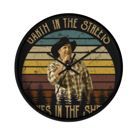 Discover Garth And Gaines In The Street Classic Wall Clocks