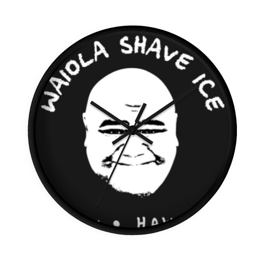Discover Waiola Shave Ice - Kamekona - Wall Clocks