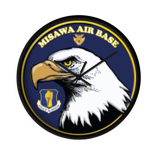 Discover Misawa Air Base Japan Us 35Th Fighter Wing Jasdf Wall Clocks