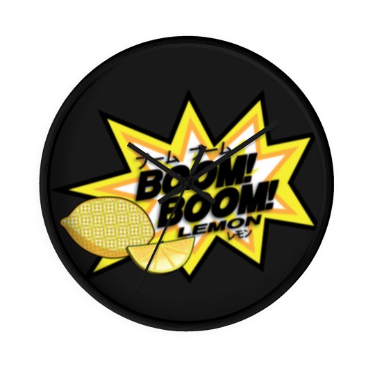 Discover Boom Boom Lemon - Boom Boom Lemon - Wall Clocks