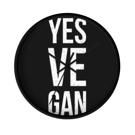 Discover Vegan Veganism Wall Clocks
