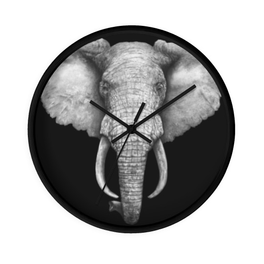 Discover Elephant - Elephant - Wall Clocks
