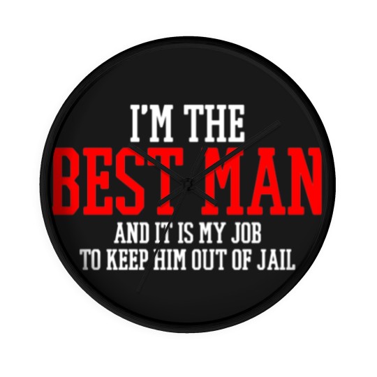 Discover Best Man Wedding Wall Clocks