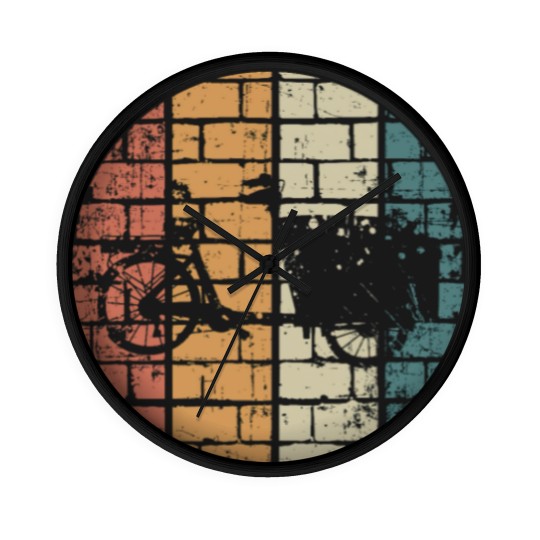 Discover Cargo Bike Retro Wall Clocks