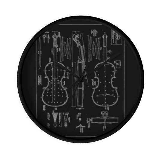 Discover Violin Technical - Violin - Wall Clocks