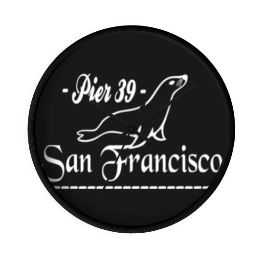 Discover PIER 39 Sea Lion Art Wall Clocks