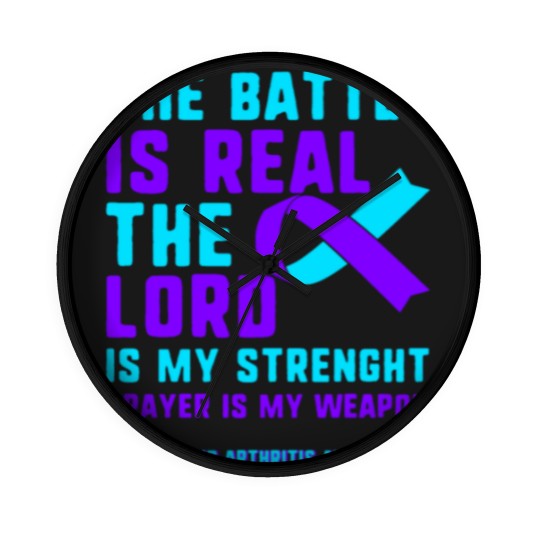 Discover Rheumatoid Arthritis Awareness Wall Clocks, The Battle Wall Clocks