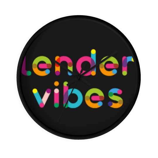 Discover Lender Vibes for Mortgage Loan Officer Wall Clocks