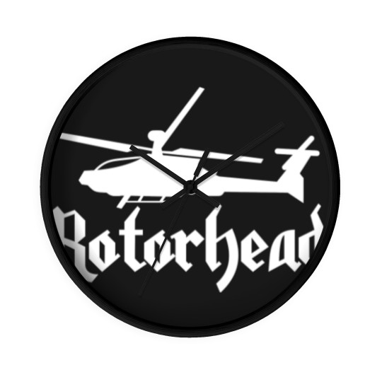 Discover Rotorhead Helicopter Pilot - Helicopter - Wall Clocks