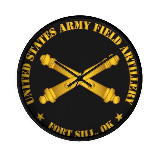 Discover Army US Army Field Artillery Ft Sill Ok w Branch Wall Clocks