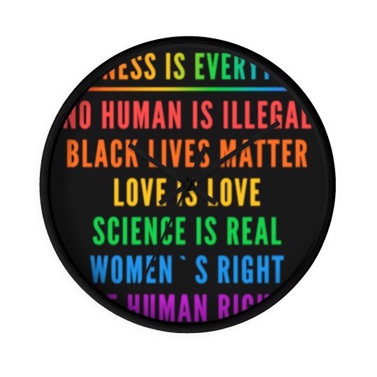 Discover Human rights quotes Wall Clocks