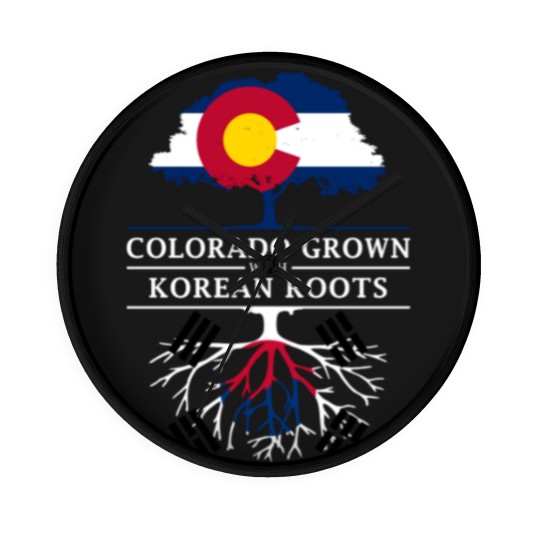 Discover Colorado Grown with Korean Roots Korea Design Wall Clocks