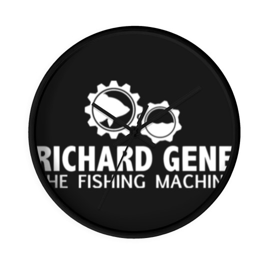 Discover richard gene the fishing machine Wall Clocks