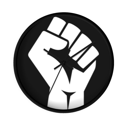 Discover Black Power Fist, black lives matter, civil rights - Black Power Fist - Wall Clocks