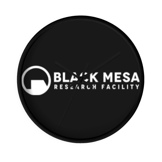 Discover Black Mesa Research Facility Logo inspired by Half Life - Black Mesa Research Facility - Wall Clocks