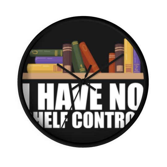 Discover Library - I have no shelf control Wall Clocks