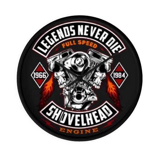 Discover 1966-1984 MOTOR Motorcycles Oldschool Choppers Wall Clocks