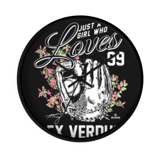 Discover Just A Girl Who Loves Alex Verdugo Wall Clocks
