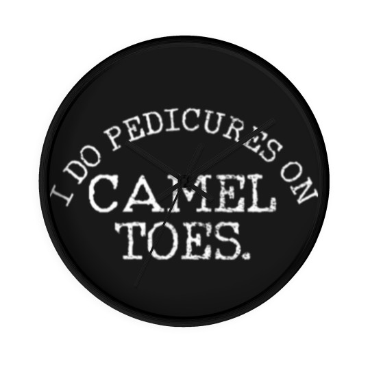 Discover Pedicure On Camel Toes Wall Clocks
