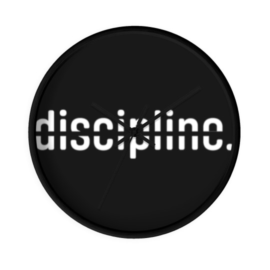 Discover Discipline - Discipline - Wall Clocks