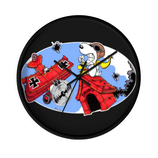 Discover Battling the Red Baron - Cuddleswithcats - Wall Clocks