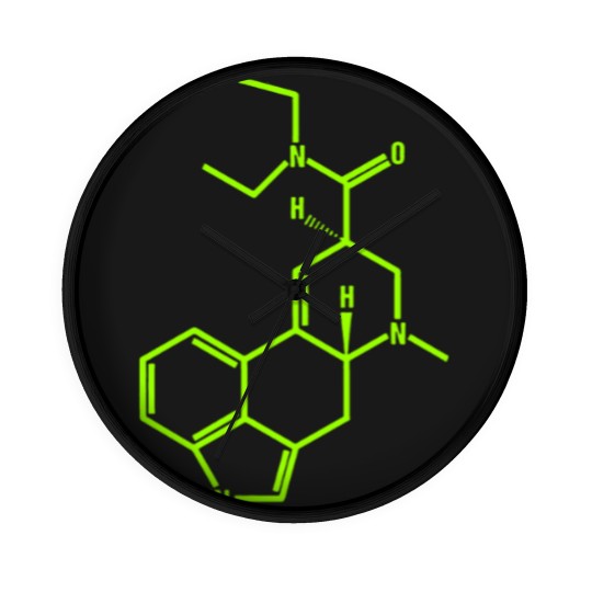 Discover LSD Molecule - Lsd - Wall Clocks