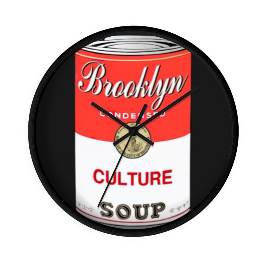 Discover Brooklyn Soup Can - Streetwear - Wall Clocks