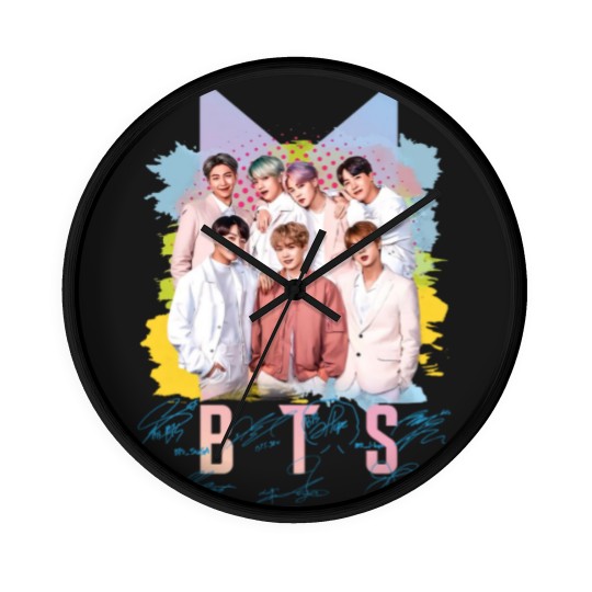 Discover Bangtan Boys Wall Clocks, Bangtan Boys Group Members signature Wall Clocks