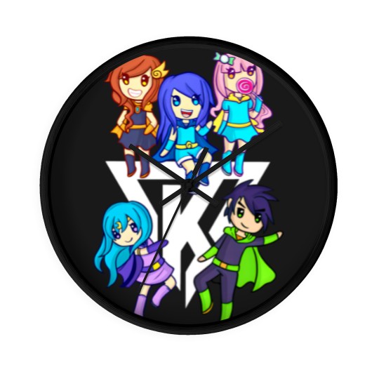 Discover Funneh and the Krew Cartoon - Funneh - Wall Clocks