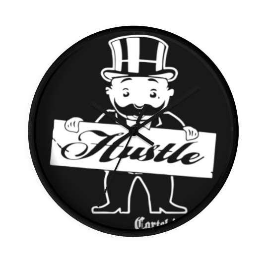 Discover Cartel Ink Hustle Monopoly Man Hustle Wall Clocks Wall Clocks