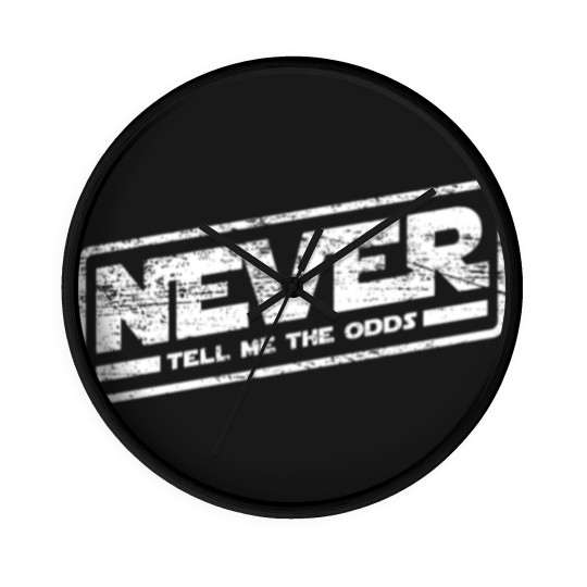 Discover Never Tell Me Odds Wall Clocks