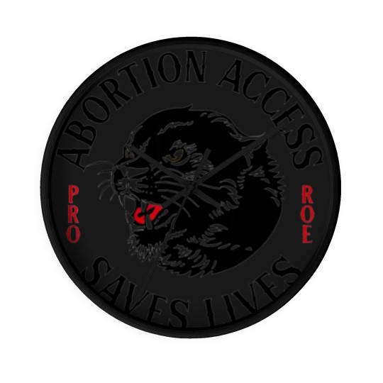 Discover Abortion Access Saves Lives Wall Clocks, Pro Choice Wall Clocks, Reproductive Rights Wall Clocks