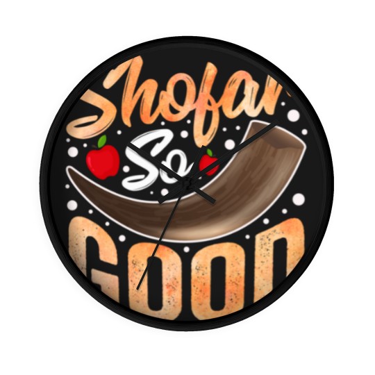 Discover Shofar So Good Rosh Hannukah Chanukkah Jewish Wall Clocks