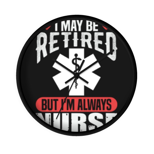 Discover Retired Nurse Wall Clocks