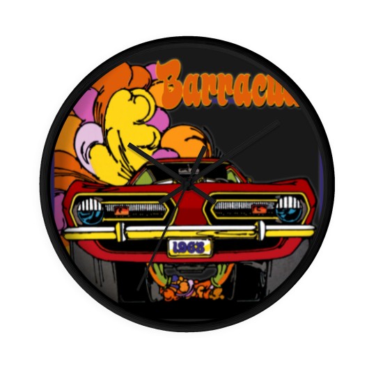 Discover 1968 Plymouth Barracuda Car T Wall Clocks