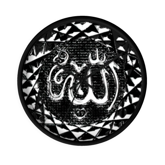 Discover Seal Allah Arabic writing Muslim Islam Arab Wall Clocks