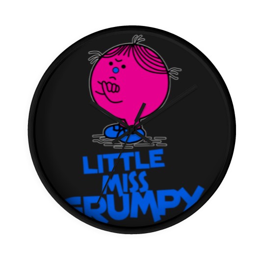 Discover angry little Miss Grumpy Wall Clocks