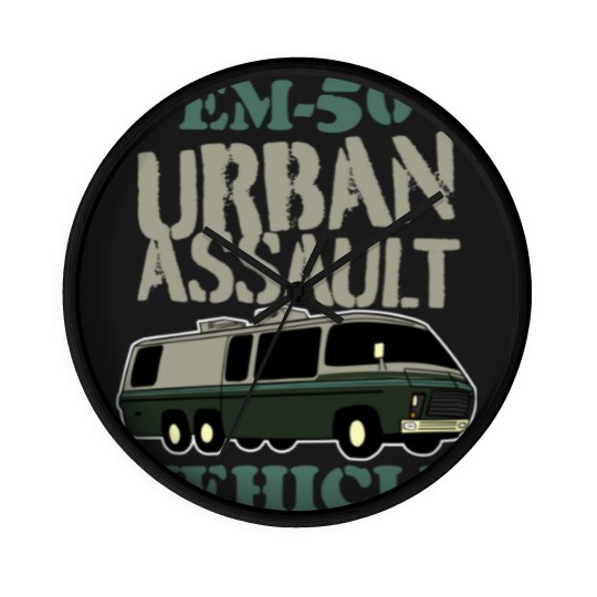 Discover The EM-50 Urban Assault Vehicle - Stripes - Wall Clocks