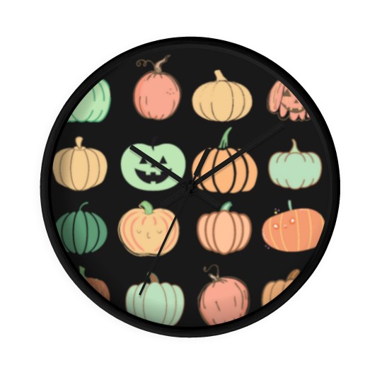 Discover Funny Pumpkins Wall Clocks