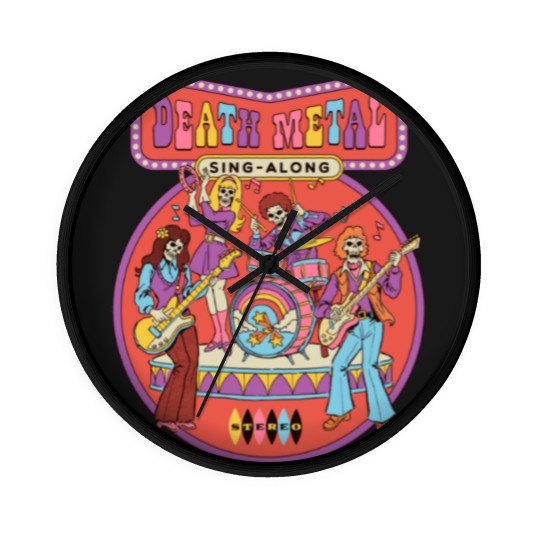 Discover Sing-Along Death Metal Wall Clocks classique